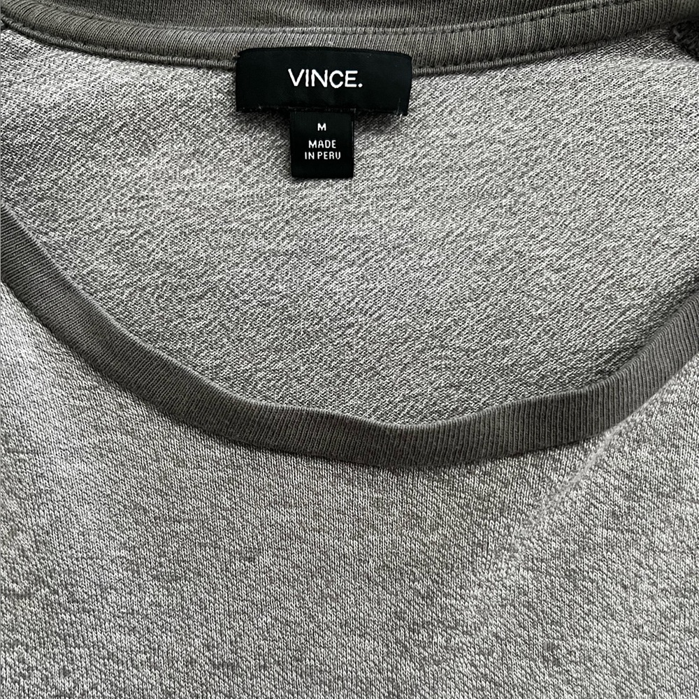 Vince baseball tee. 100% cotton.